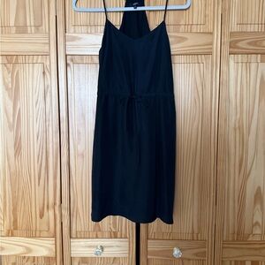 Madewell Black Silk Dress